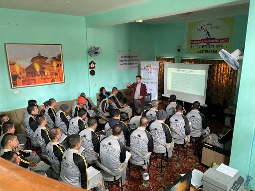 Group session at Way of Living rehabilitation center