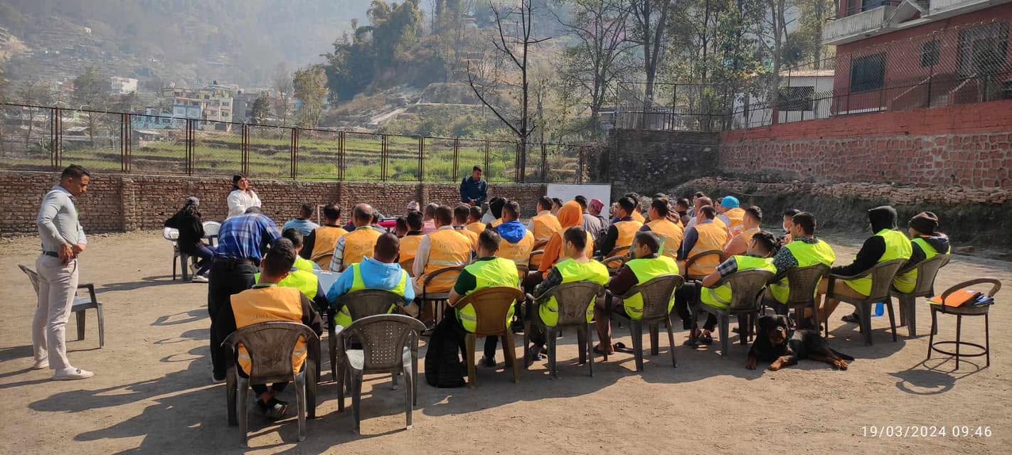 Outdoor awareness and group session at Way of Living