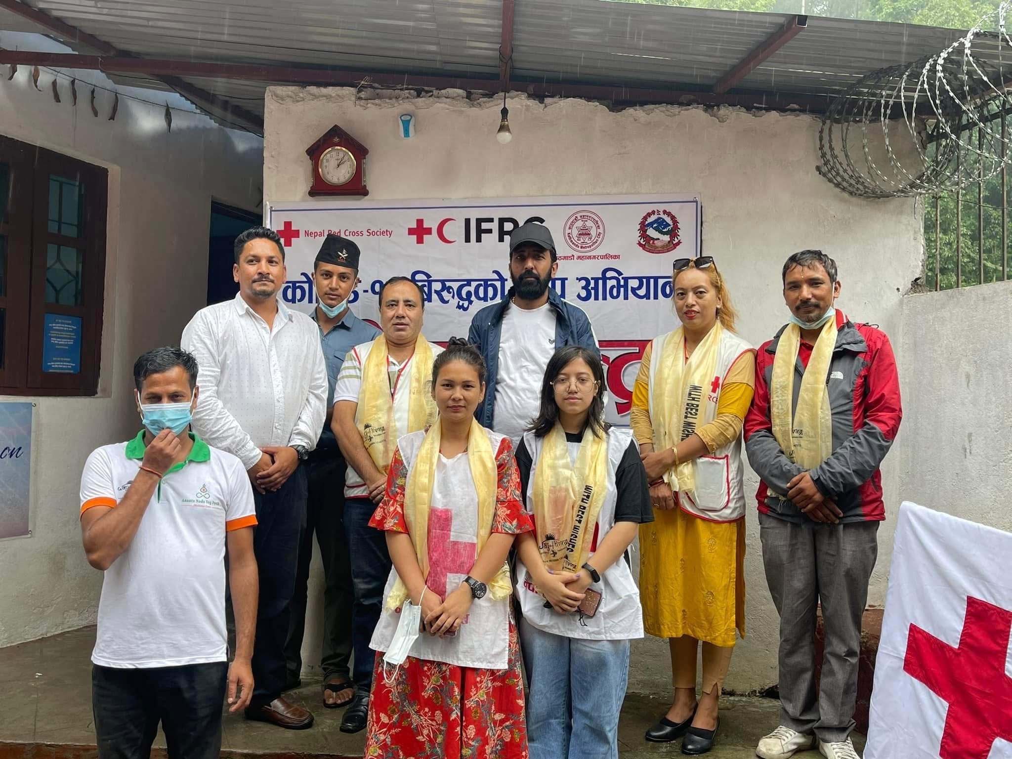 Red Cross team visit at Way of Living